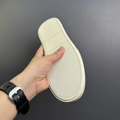 DOYUTIG-Chaussures à enfiler en cuir véritable pour hommes, chaussures de planche décontractées rétro pour hommes, baskets chimneakers de printemps et d'automne, marque de mode masculine, SG009