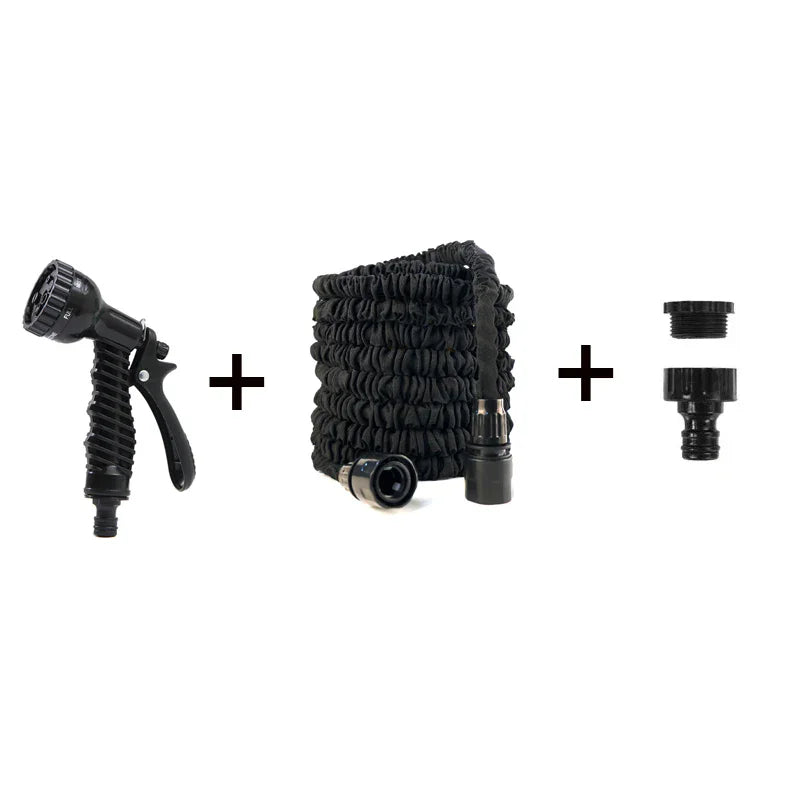 Tuyau magique extensible 2024, lavage de voiture à haute pression, 7 fonctions de pulvérisation d'eau, pistolet à eau, tuyau d'arrosage de jardin domestique