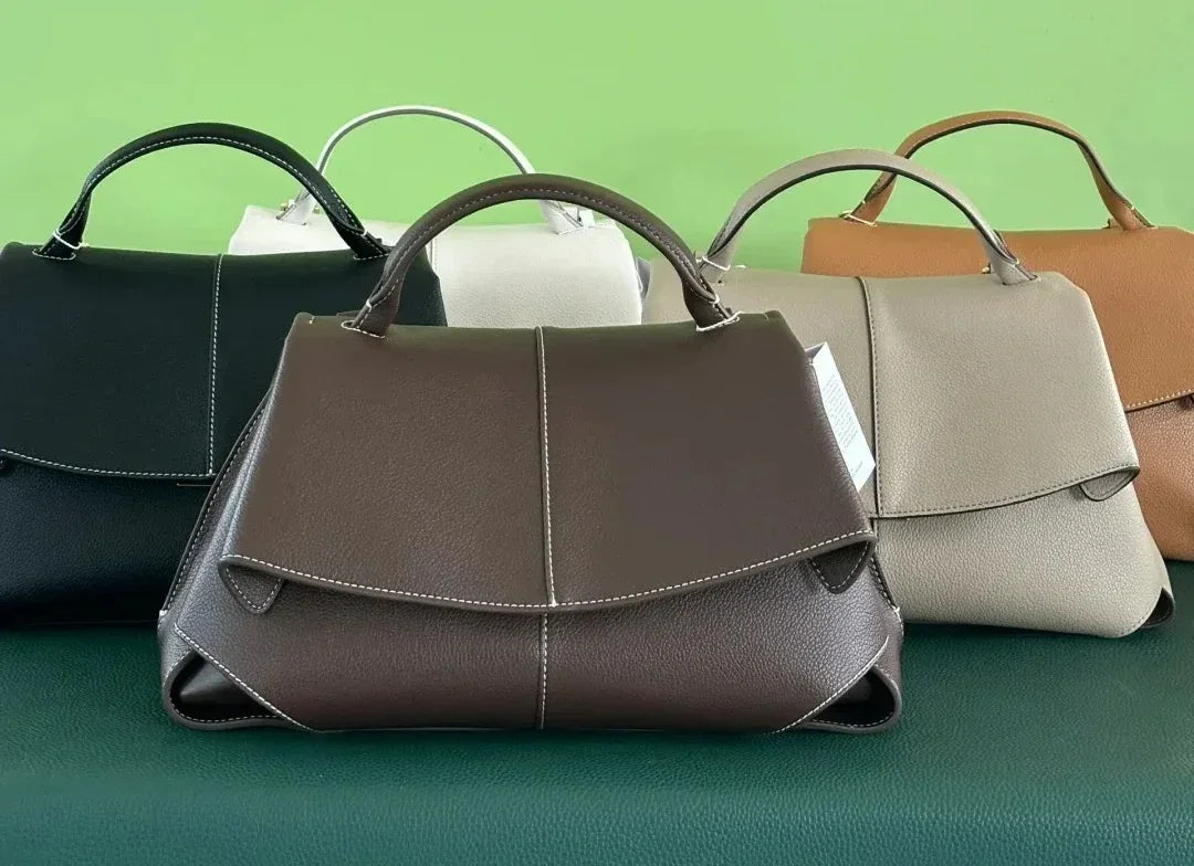 Sacs à main en cuir de luxe pour femmes, pocommuniste haut de gamme, super sac avec design plissé, grande capacité