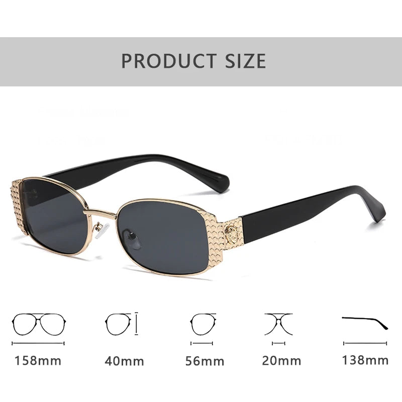 Nouvelle marque de mode Vintage lunettes de soleil femmes de luxe concepteur 2025 voyage en plein air nuances lunettes à la mode fête haut d'été lunettes de soleil