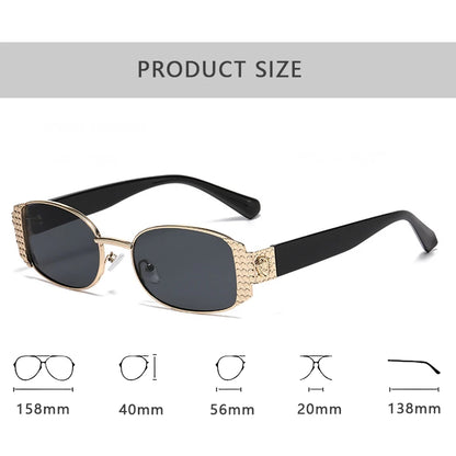 Nouvelle marque de mode Vintage lunettes de soleil femmes de luxe concepteur 2025 voyage en plein air nuances lunettes à la mode fête haut d'été lunettes de soleil