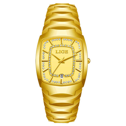 LIGE 2025 TOP montre pour femme élégante étanche mode dames horloge créative bracelet en céramique montre pour femmes cadeau Relogio Feminino
