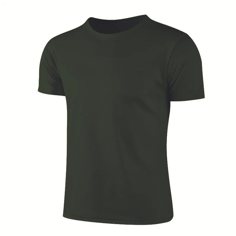 Hommes femmes séchage rapide à manches courtes Sport T-Shirt maillots de gymnastique Fitness chemise formateur course T-Shirt adolescent vêtements de Sport respirants