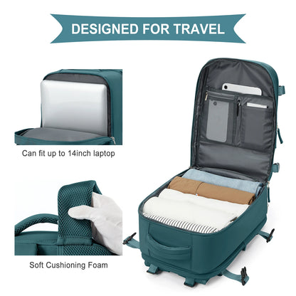 Sac à dos voyage cabine avion 40x20x25 Ryanair bagage à main 40x20x25, sac à dos damen, sac de travail pour hommes sac à dos pour ordinateur portable