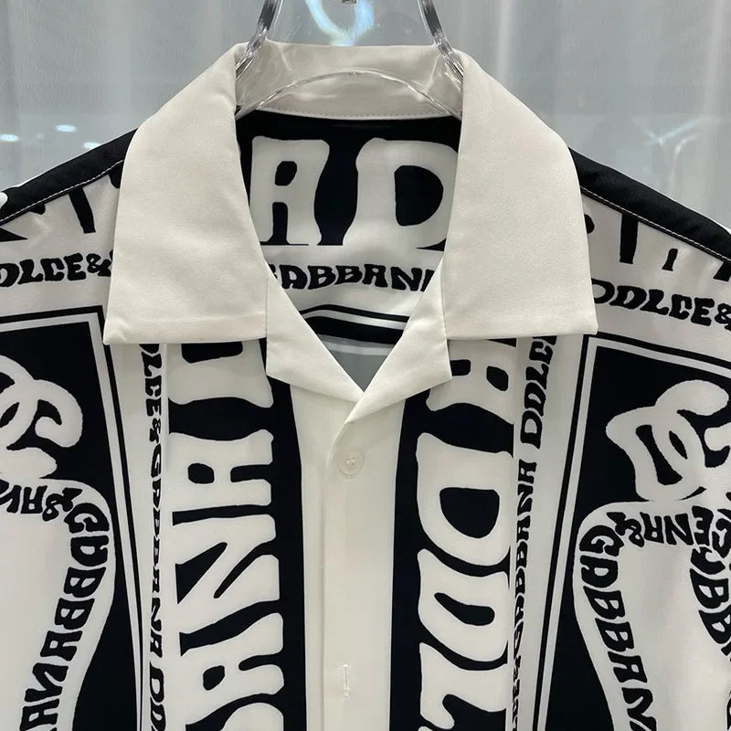 Chemise à manches courtes pour hommes, imprimé numérique, à la mode, vêtements décontractés pour jeunes, adaptés à la plage, été, offre spéciale de printemps