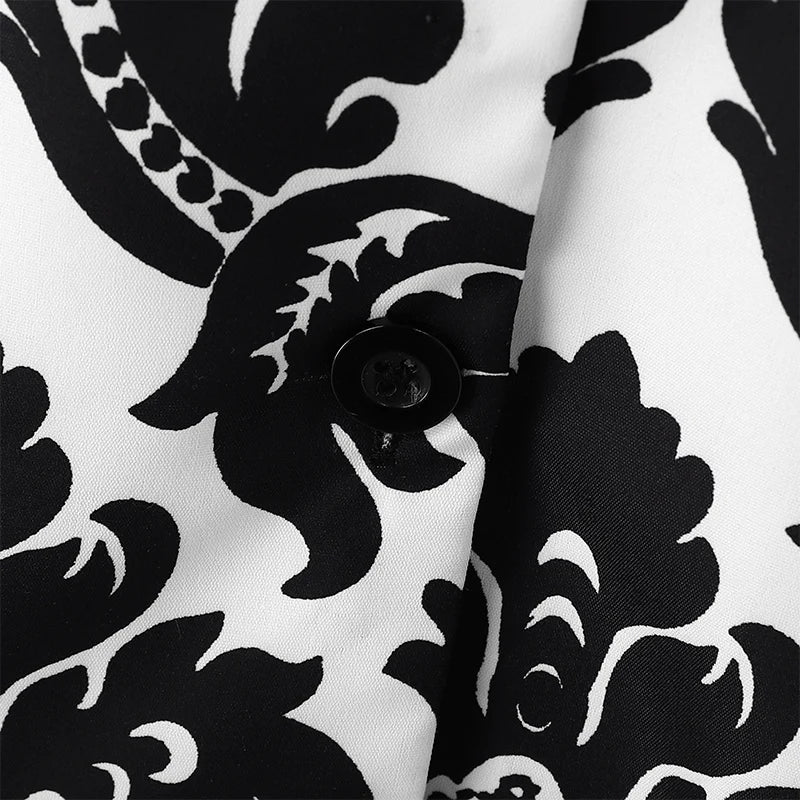 VONDA-Robe de Soirée Imprimée pour Femme, Tenue Éducative Bohème, Col Montant, Ceinture à Nministériels d, Décontractée, Élégante, Été, 2025