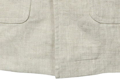 Hommes manteaux Safari veste lin britannique rétro Gentry costume poches vêtements d'extérieur mode couleur unie mâle hauts Ropa Hombre