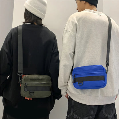 Sacs à bandoulière unisexes pour hommes et femmes, décontractés, mode couleur unie, sac à bandoulière pour Couple, sacoche en Nylon de bonne qualité, sacs à main