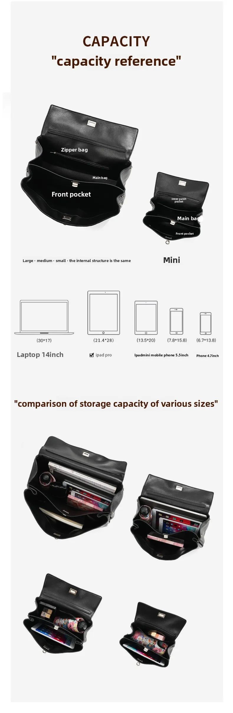 2025 Rodeo cuir grande capacité sac fourre-tout de banlieue sac à main à bandoulière unique sac à bandoulière sous les bras pour les déplacements élégants