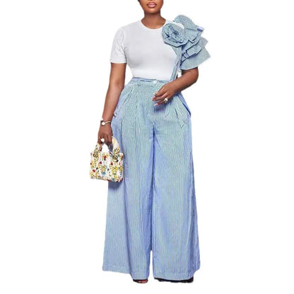 2 pièces femmes ensembles Dashiki africain nouveauté été automne correspondant ensembles deux pièces ensembles haut pantalon costumes tenues vêtements