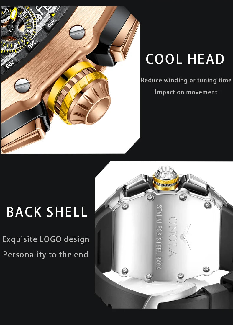 Montre Tonneau en Acier Inoxydable pour Homme, Horloge à Quartz, Étanche, Minuterie, Haute Qualité, Marque Célèbre, Mode Originale, Offre Spéciale