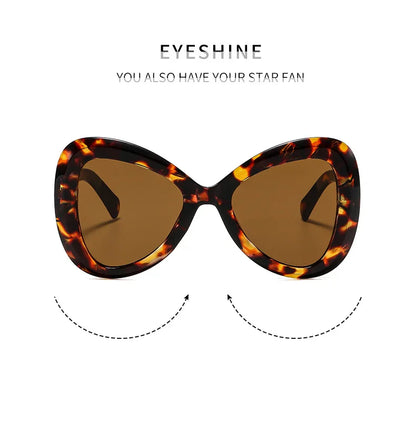 2025 nouvelle mode grand cadre oeil de chat papillon femmes lunettes de soleil de luxe concepteur hommes lunettes de soleil en plein air voyage lunettes femme UV400