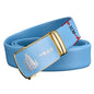 Ceinture automatique bleu ciel pour hommes et femmes, ceinture de loisirs d'affaires, bande passante 3cm et 2024 cm, nouvelle mode, 3.5
