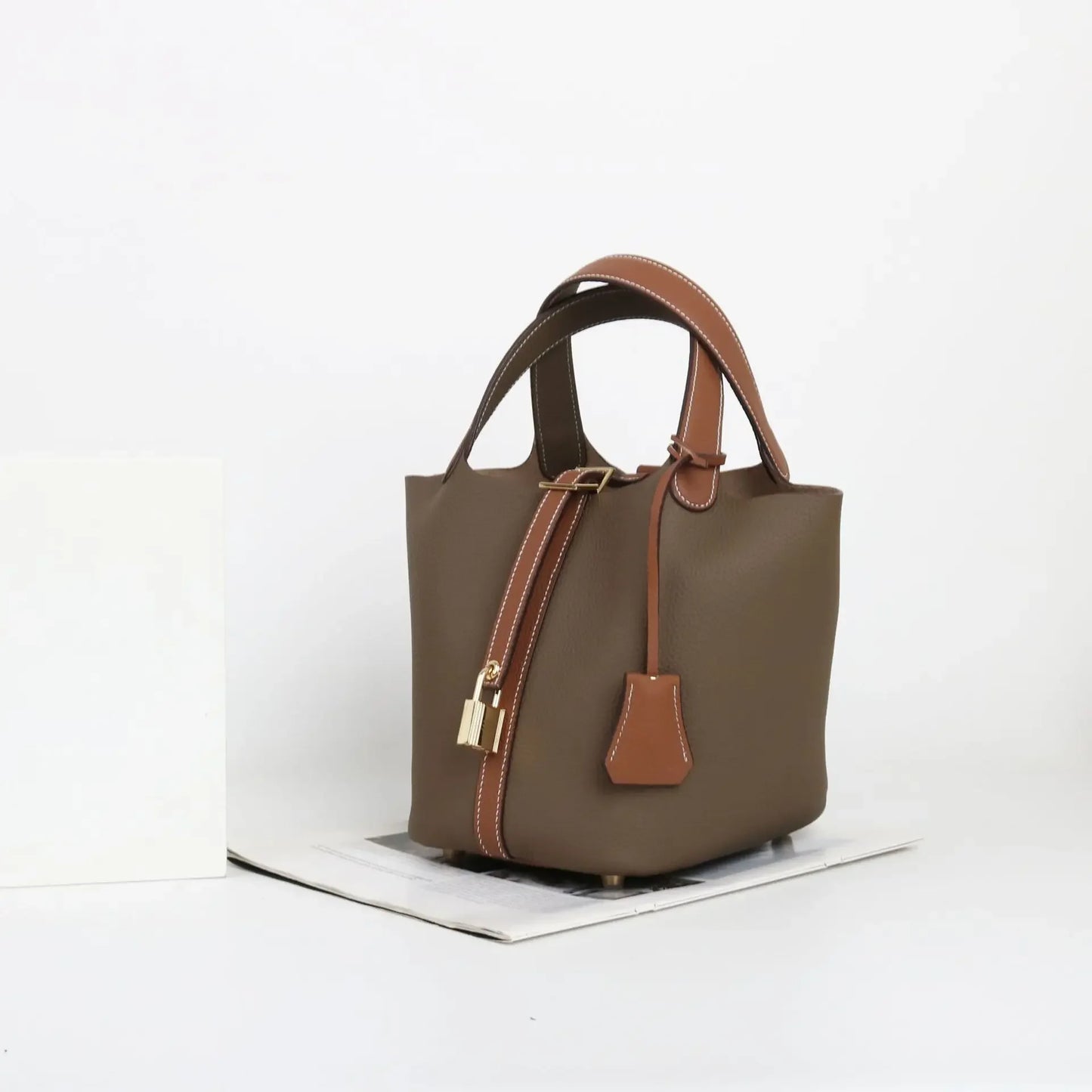 Sac à main en cuir de vache souple, panier de couche de sauna XVI, sac de détermination durable, fabriqué en Chine, nouvelle mode, 2024, E27