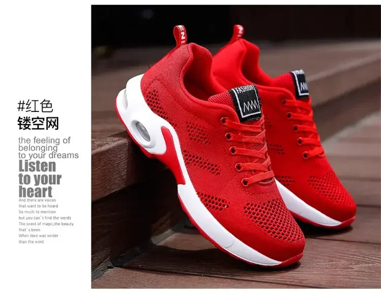 Femmes chaussures de course respirant maille extérieur léger chaussures de sport décontracté marche baskets Tenis Feminino Zapatos Mujer