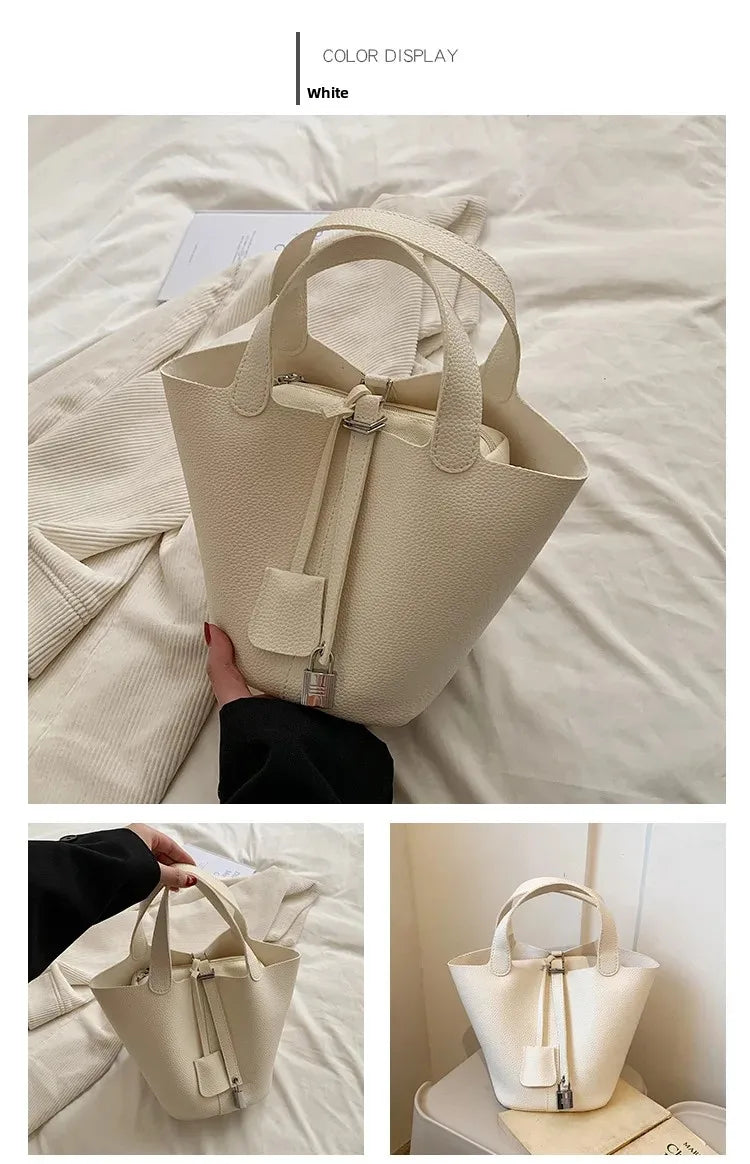 Sac à main en cuir PU pour femmes, Design Unique haut de gamme, offre spéciale de la saison, sac seau tendance, polyvalent à la mode, Si