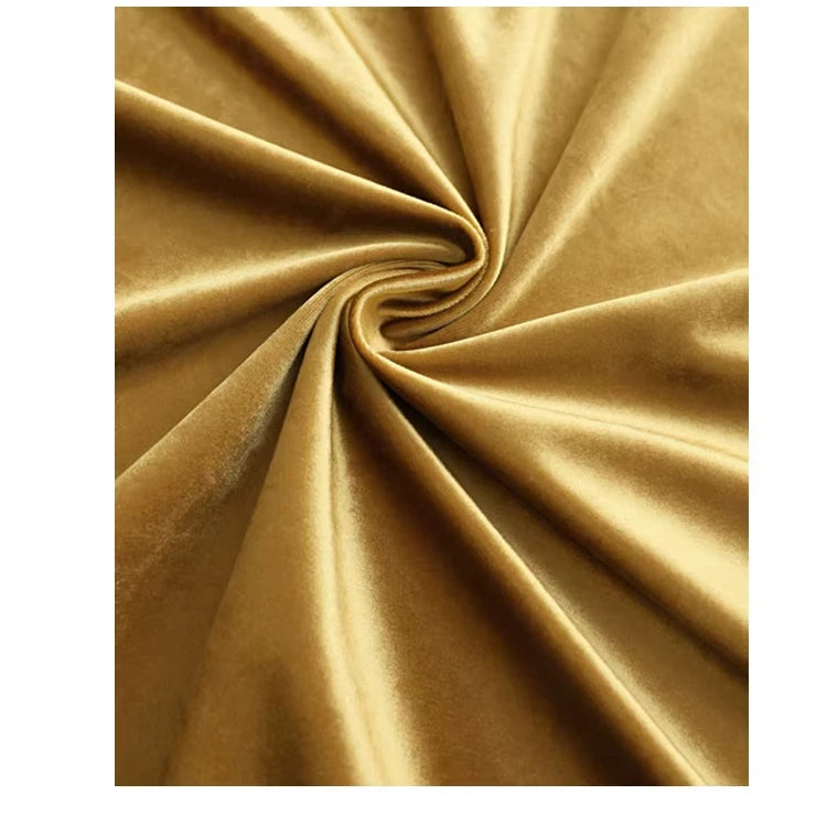 Rideaux en velours ombré or et bleu, haut de gamme, style européen et américain de luxe, pour chambre à coucher, salon, personnalisation de villa