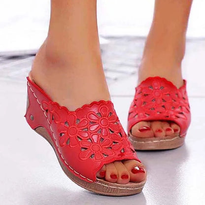 Femmes chaussures sandales été chaussures de marche en plein air sans lacet sandales dames chaussures pour femmes compensées rétro femme pantoufles chaussures femme