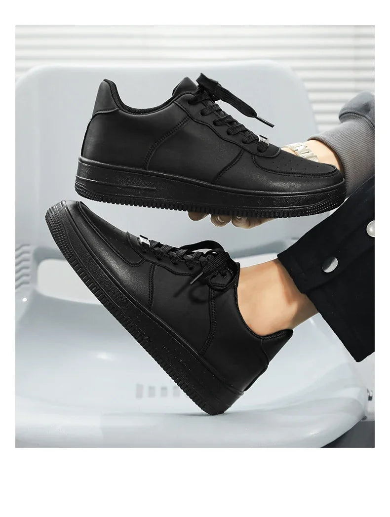 2025 printemps nouvelles chaussures pour hommes chaussures fines respirantes antidérapantes petites chaussures blanches tendance chaussures de course décontractées