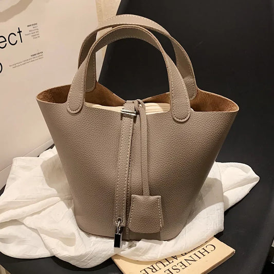 Sac à main en cuir PU pour femmes, Design Unique haut de gamme, offre spéciale de la saison, sac seau tendance, polyvalent à la mode, Si