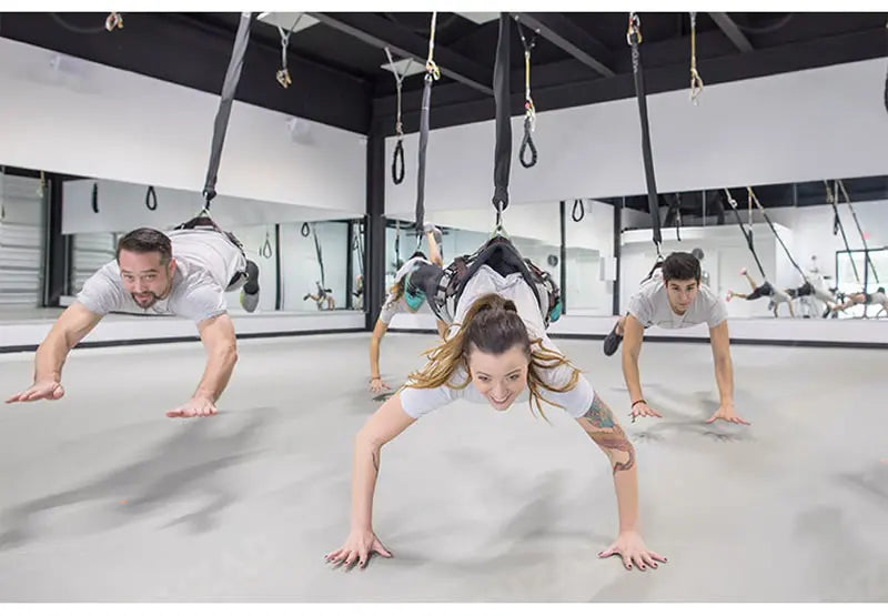 Sangle de sécurité pour saut de danse élastique robuste, partie de Trampoline, harnais de Yoga Anti-gravité, ceinture de sécurité, Suspension, équipement de Fitness