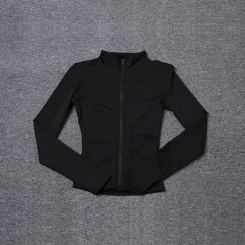 Veste de Sport pour femmes, chemise à manches longues, manteau d'entraînement, vêtements d'entraînement, de Yoga