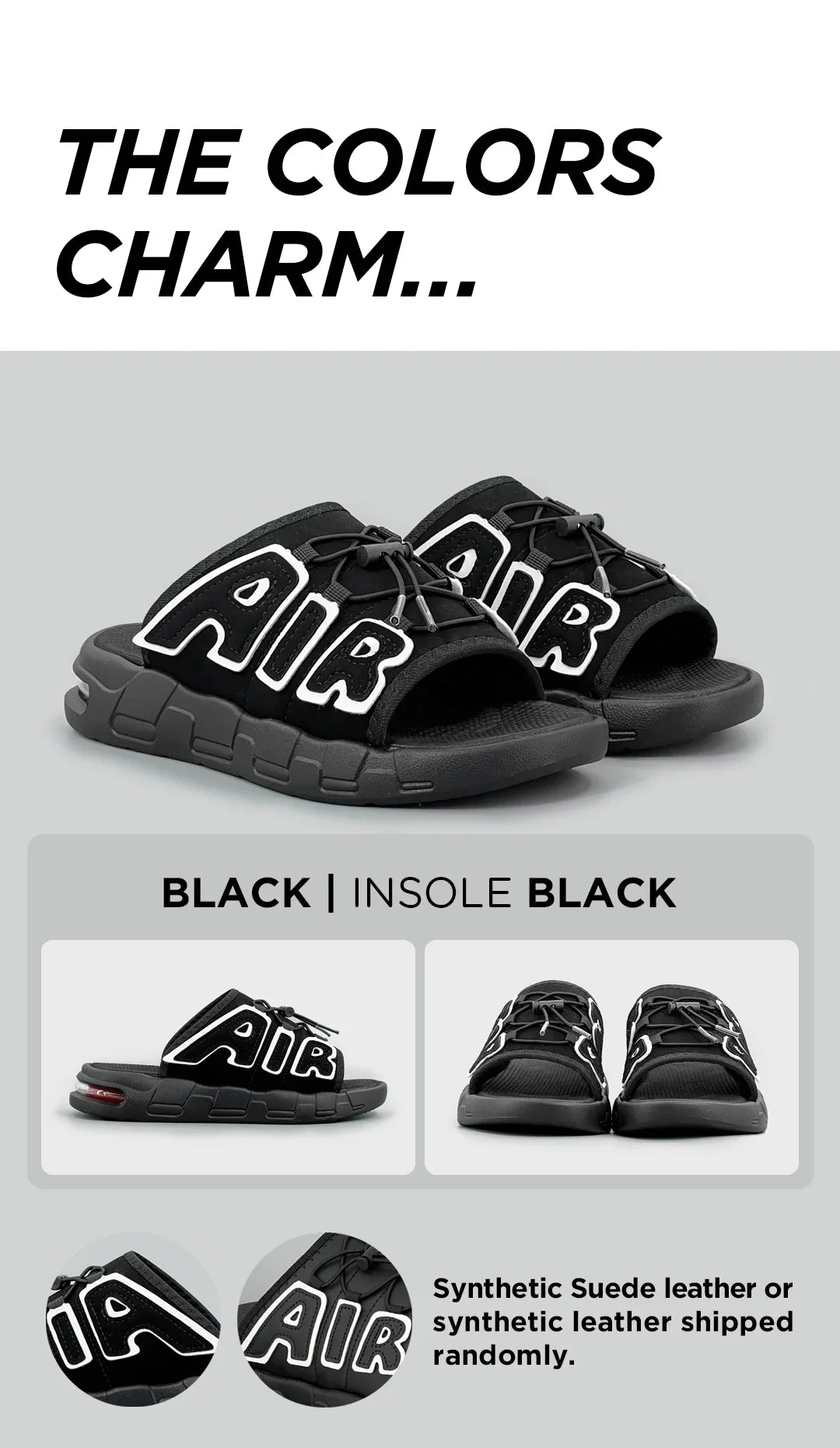 Pantoufles hommes coussin d'air conception glisser homme été nouveau PVC doux antidérapant hommes pantoufles de sport pour hommes tongs Chanclas Hombre