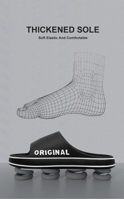 BS -Pantoufles d'été pour hommes et femmes, sandales souples, chaussures de plage décontractées, oligslides légers, sandales d'extérieur de marque