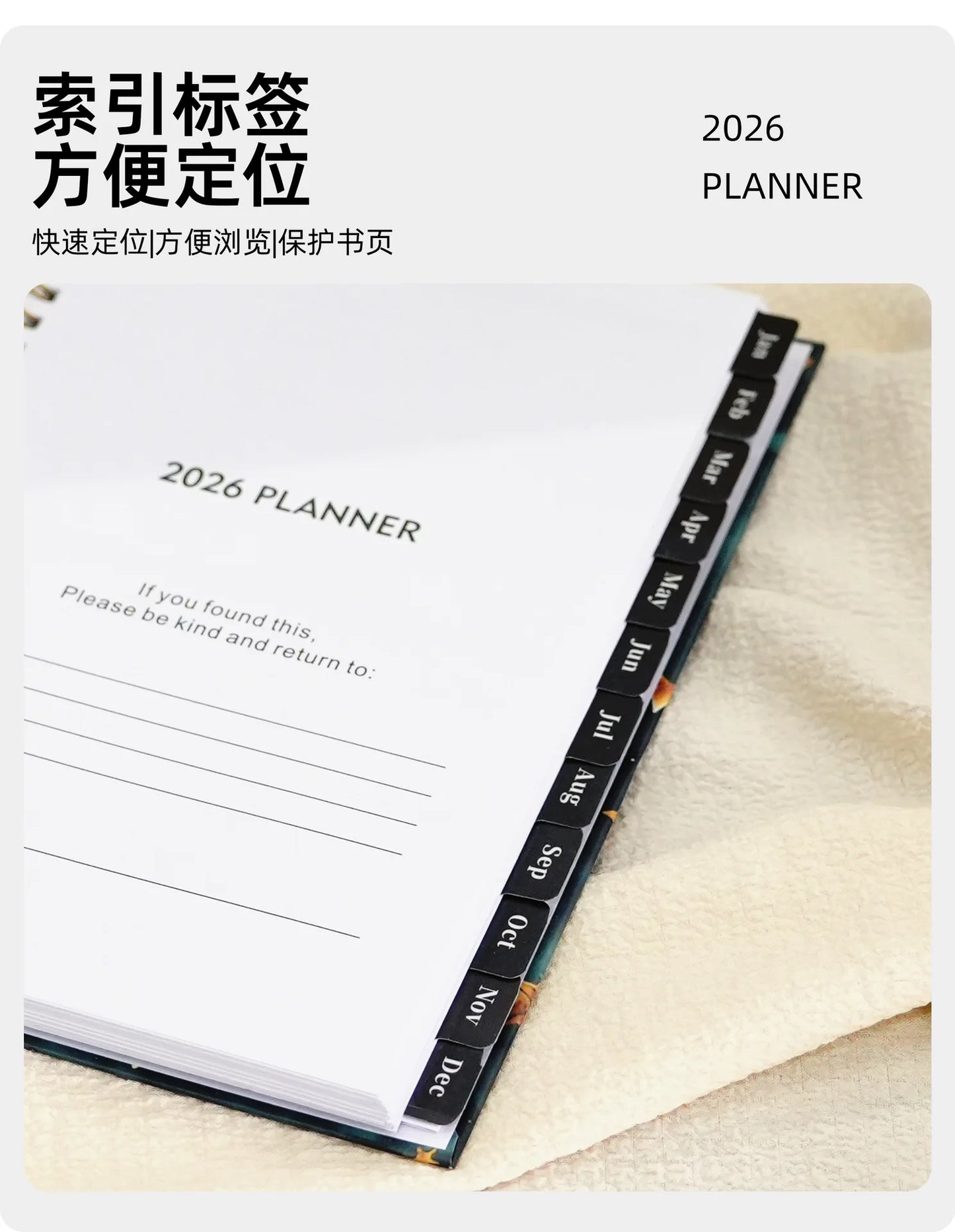 Plan de la semaine du bracelet A5 2026, calendrier, bobine, planificateur, journal intime, personnalisation du carnet