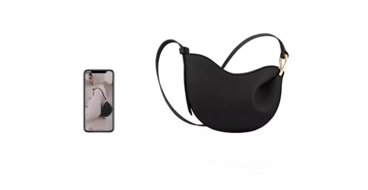 Sac à pois français populaire pour femmes, nouveau petit Design sous les bras, sac à bandoulière simple en cuir pour femmes, 2025