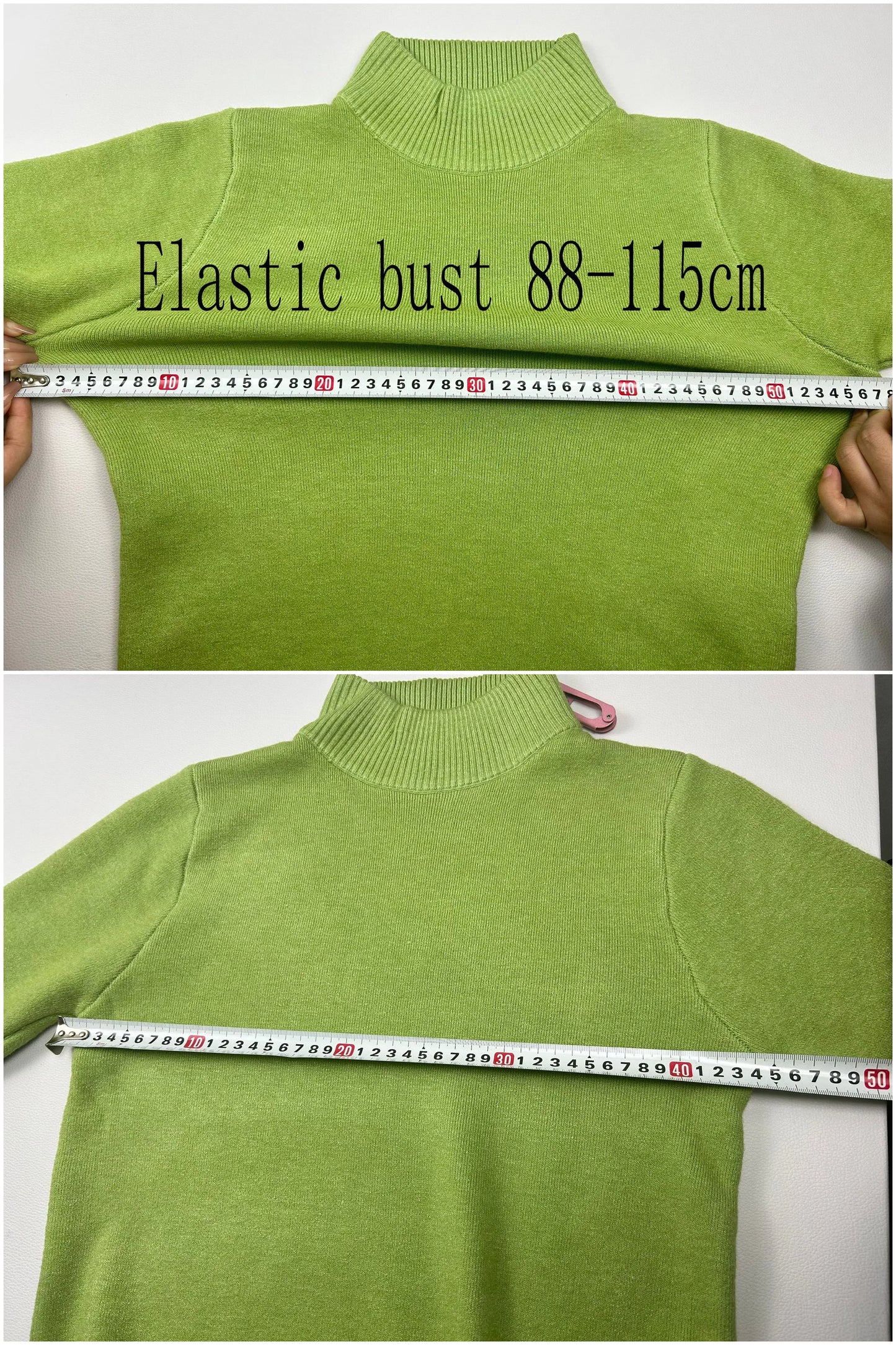 Pull Slim à Demi-Col Roulé pour Femme, Tricot Doublé de Velours, Chaud, Épais, en Jersey Doux, Collection Hiver