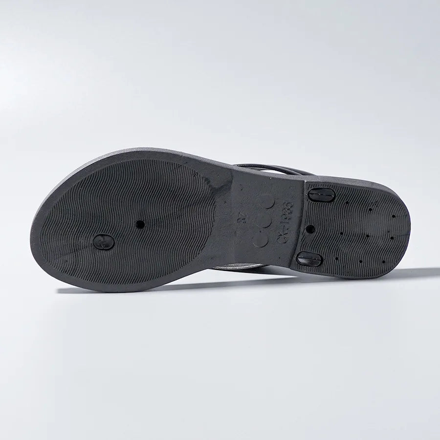 "Sandales tongs pour femmes avec strass, diapositives décontractées de plage pour vêtements d'extérieur, semelles plates et pantoufles d'été"