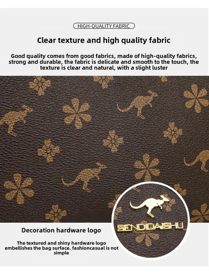 Kangourou femmes sac à main épaule sac à bandoulière automne nouveau Style à la mode maman sac grande capacité fermeture à glissière dames sac à main