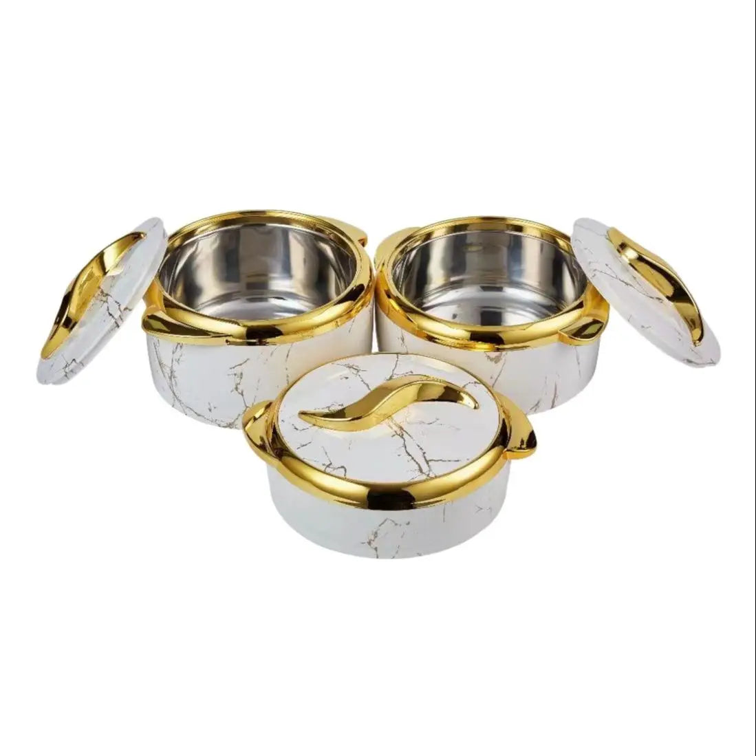 Ensemble de chauffe-plats à isolation thermique, boîte à lunch, événement du Ramadan, mariage, fête de famille, pot chaud, 1.5 L, 2/2 L, 3 pièces