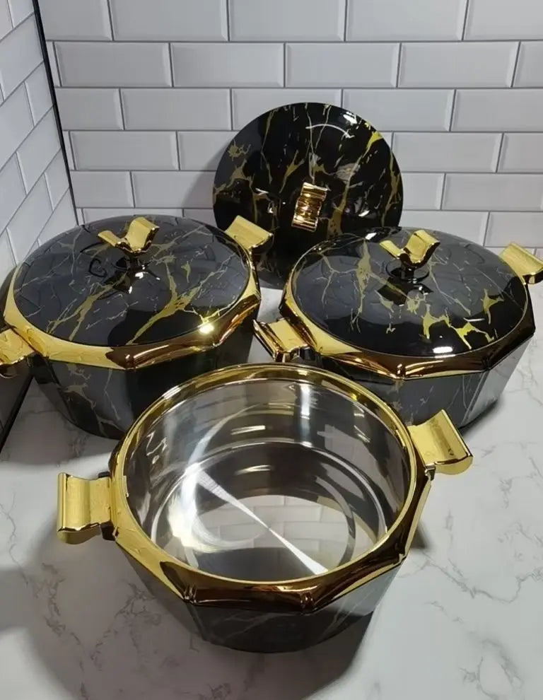 3 pièces ensemble boîte d'isolation alimentaire isolé thermique marmite boîte isolation Pot boîte à déjeuner conservation de la chaleur