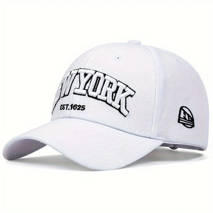 Casquette de Baseball unisexe NewYork avec lettres brodées, chapeaux décontractés réglables pour l'extérieur, protection solaire, casquette de sport et de Golf, printemps et automne