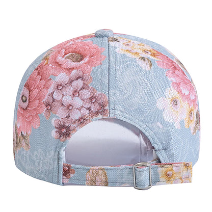 Casquette de Baseball respirante à motif de fleurs pour femmes, nouveau Style, décontractée, Streetwear d'extérieur, chapeau de sport, Dopamine, à la mode