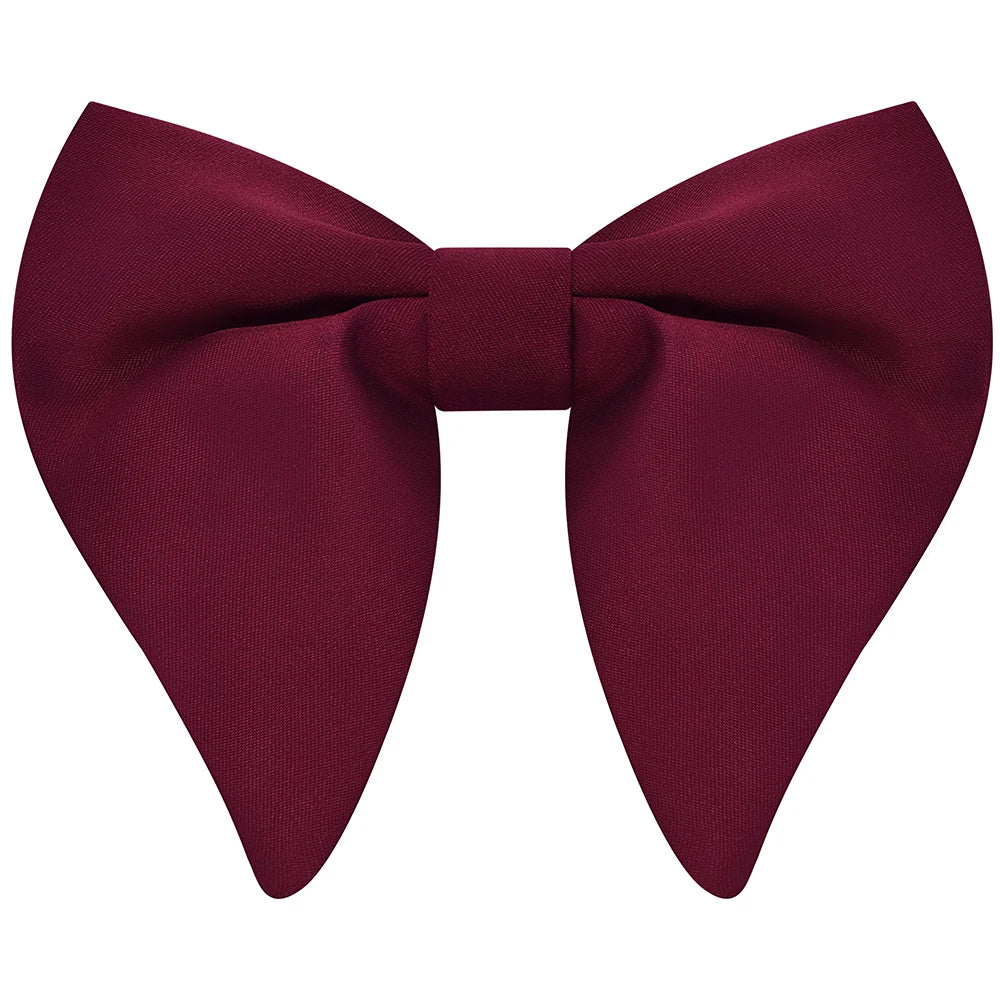 GUSLESON mode rose Champagne bleu solide noeud papillon pour hommes classique grand noeud papillon pour fête de mariage nœud papillon adulte hommes cravate