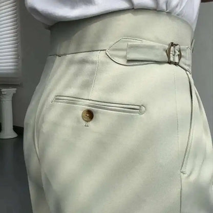 Pantalon de Surintendant d'Affaires pour Homme, Vêtement de Qualité Supérieure, Décontracté, Taille Haute, Jambes Droites, Zones, Printemps, Paris, 2023