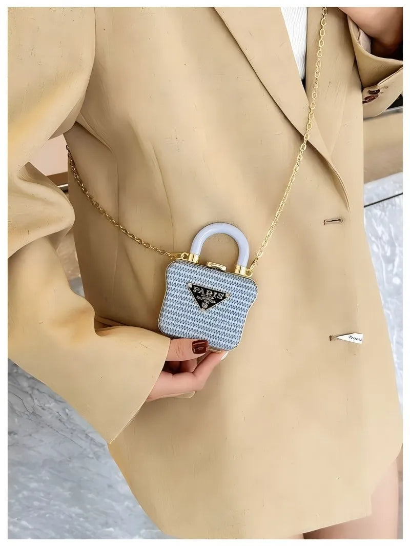 Nouveau mini sac décoratif à bandoulière avec bandoulière en chaîne, sac à main rouge luxueux, petit sac rétro