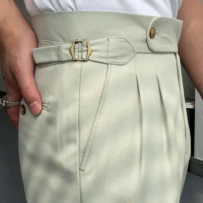 Pantalon de Surintendant d'Affaires pour Homme, Vêtement de Qualité Supérieure, Décontracté, Taille Haute, Jambes Droites, Zones, Printemps, Paris, 2023