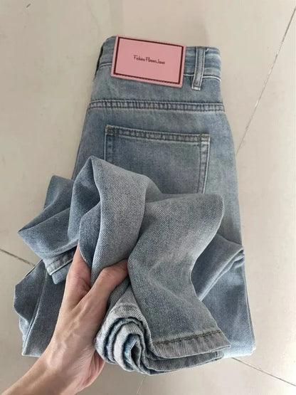 Jean Baggy à jambes larges pour femmes, Vintage Y2K Punk, taille basse, pantalon en Denim ample, Streetwear, mode Trashy, Long pantalon patineur