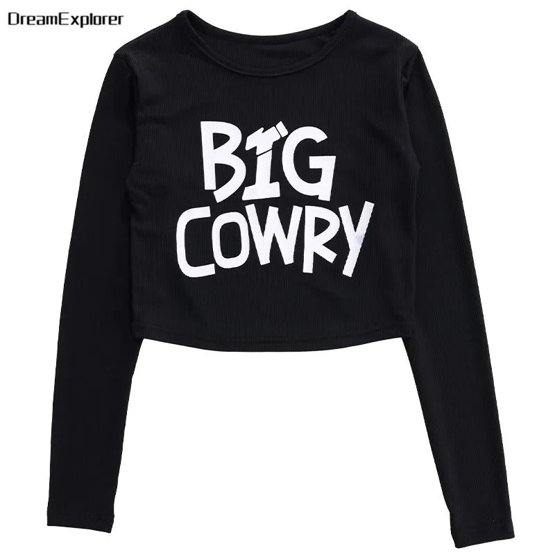 Filles K-pop haut court mode lettres Sport Joggers pantalon fille groupe vêtements ensembles enfants Hip Hop Streetwear enfants Jazz Costumes