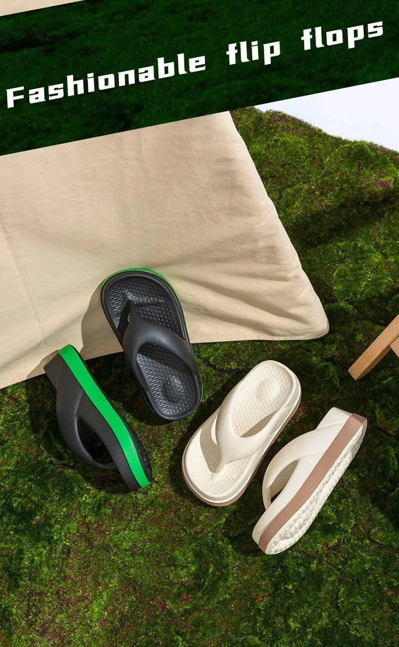 Femme tongs chaussures de conception populaire 2025 tendance sandales à plate-forme décontractées pantoufles d'extérieur antidérapantes caractéristiques uniques sandales plates