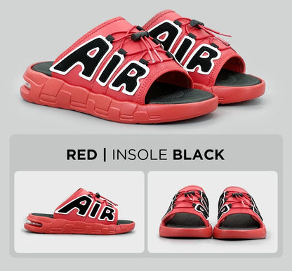 Pantoufles hommes coussin d'air conception glisser homme été nouveau PVC doux antidérapant hommes pantoufles de sport pour hommes tongs Chanclas Hombre