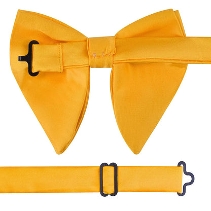 GUSLESON mode rose Champagne bleu solide noeud papillon pour hommes classique grand noeud papillon pour fête de mariage nœud papillon adulte hommes cravate