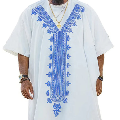 Robes de soirée traditionnelles africaines chemises pour hommes thobe dashiki robe vêtements mode caftan afrique vêtements musulmans abayas 2025