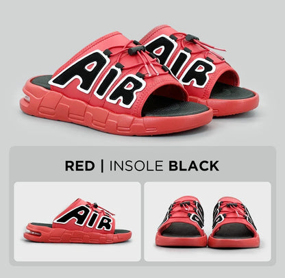 Pantoufles hommes coussin d'air conception glisser homme été nouveau PVC doux antidérapant hommes pantoufles de sport pour hommes tongs Chanclas Hombre