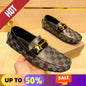 Nouveaux mocassins en cuir véritable hommes Design mocassin mode sans lacet doux plat chaussures décontractées pour hommes chaussures pour homme chaussures de bateau faites à la main