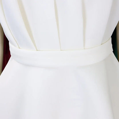 Vêtements africains robes de soirée de mariage africaines pour femmes élégantes 2024 été afrique sans manches Polyester soirée robe mi-longue robes